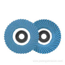 flap disc for sharpening lawn mower blades